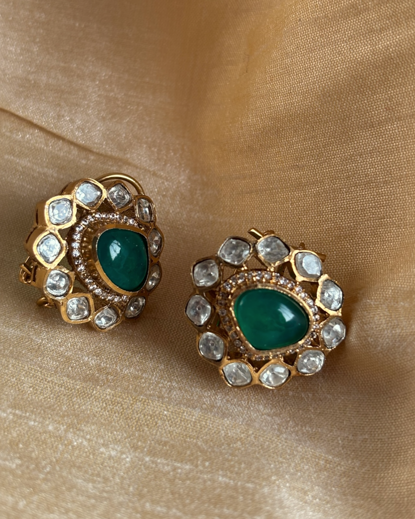 Harshita Emerald Studs