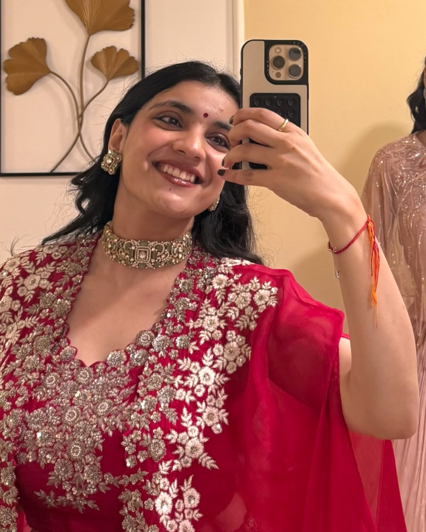 Tulika mint green Kundan Choker with Studs