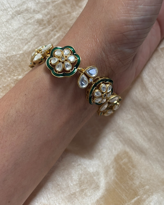 Nandini Kundan Tennis Bracelet