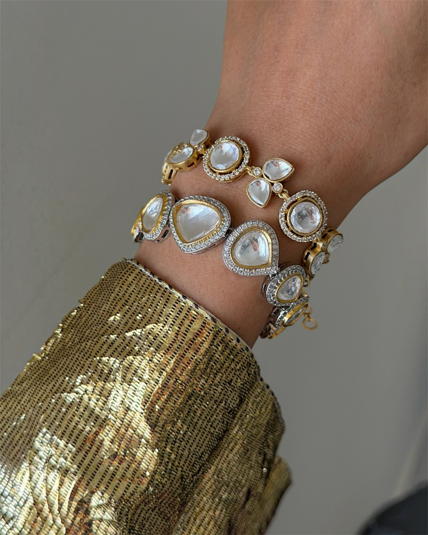 Paan All Polki Bracelet