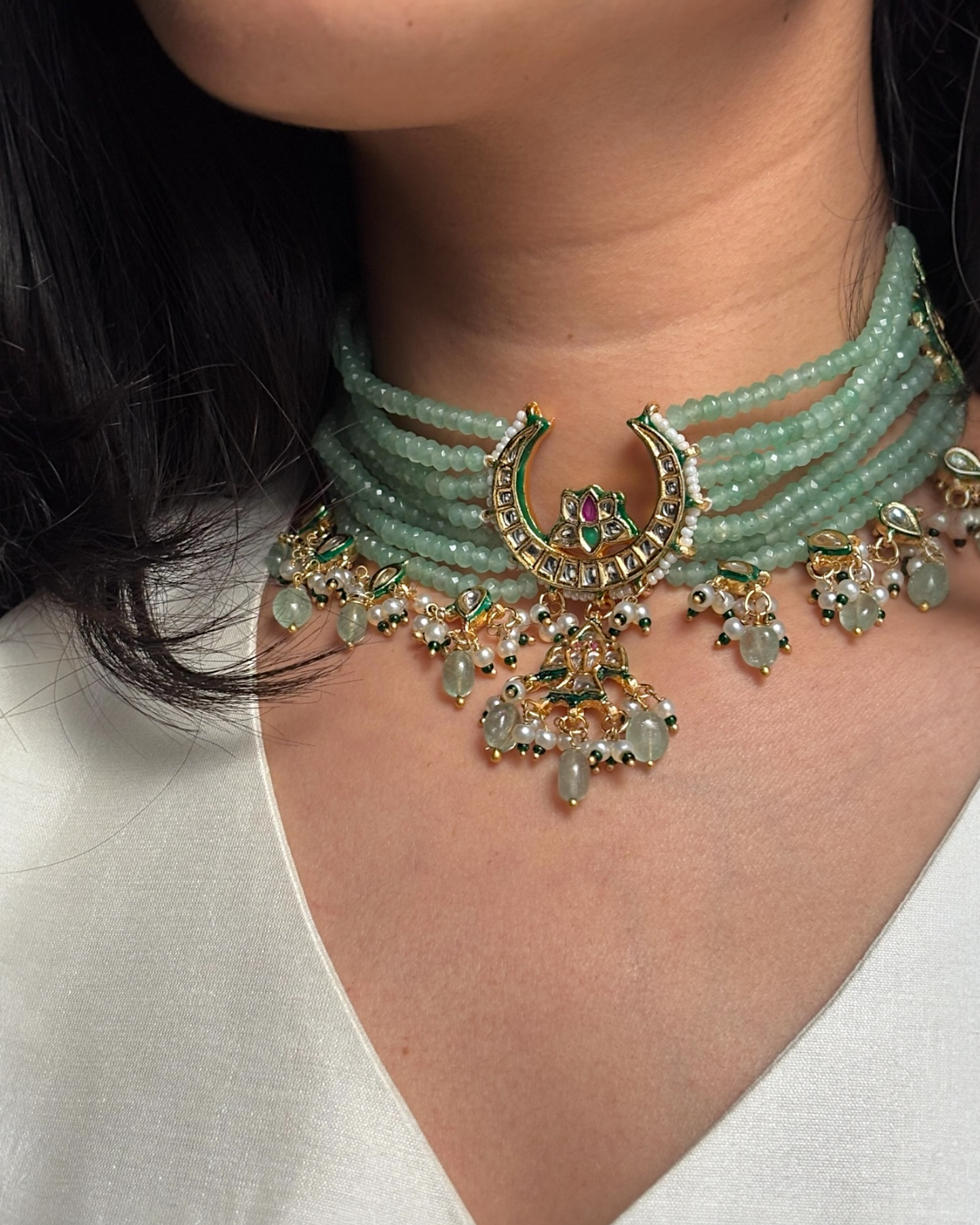 Rhea Kundan Choker set