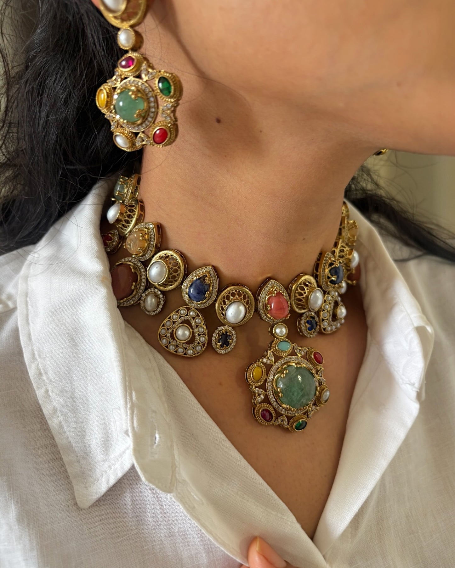 Ruhi Heirloom Necklace Set