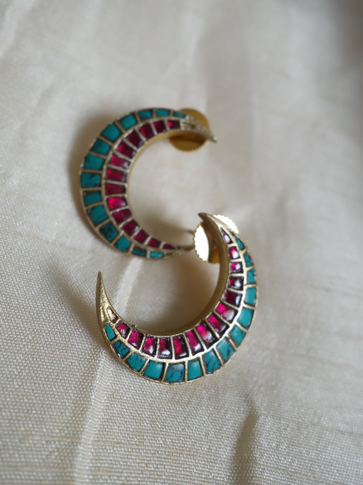 Chaand jadau earrings