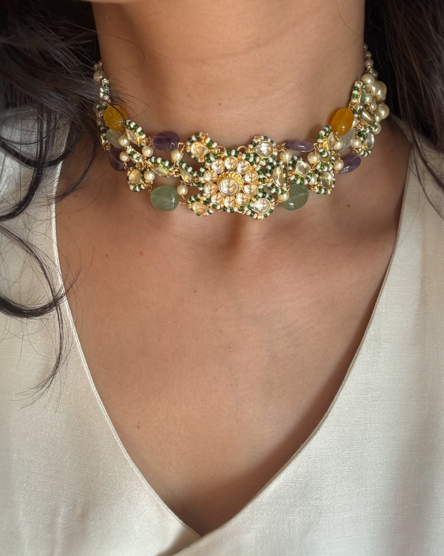 Shriya Choker set with studs