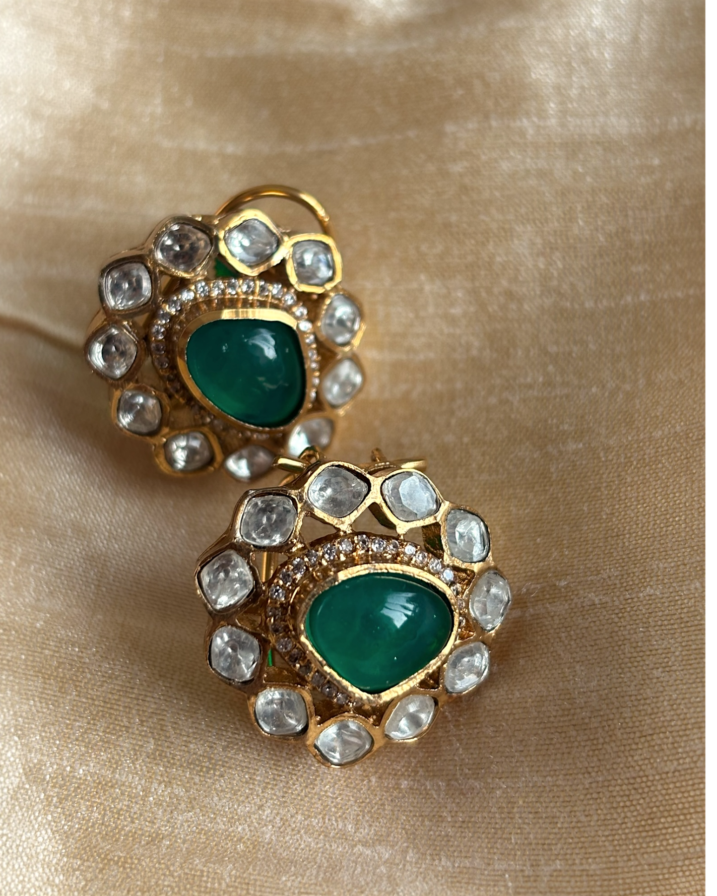 Harshita Emerald Studs