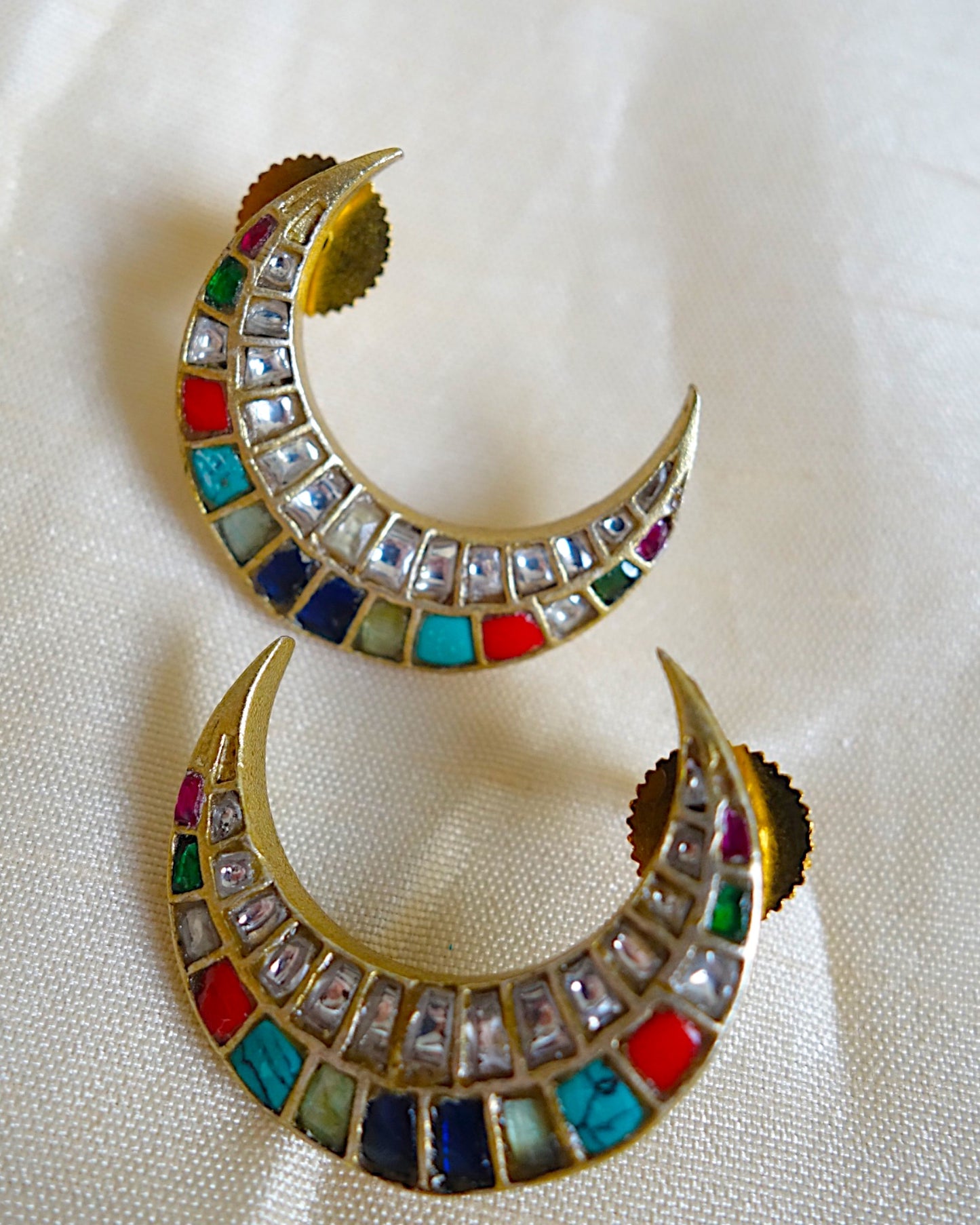 Chaand kundan earrings