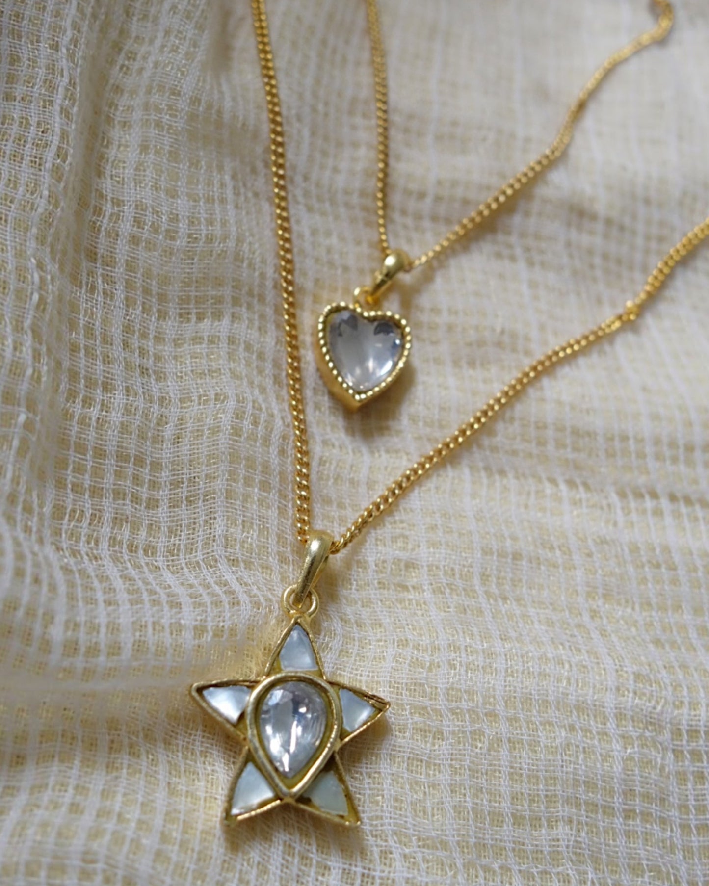 Star and heart chain (set of 2)