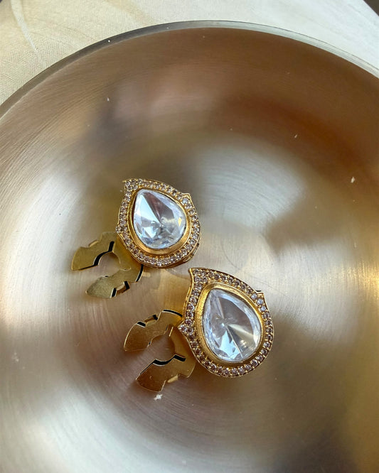 Kavya Polki Button Clips (set of 2)