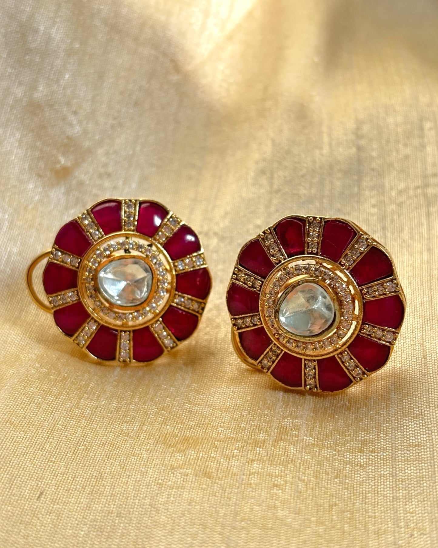 Akriti Ruby Kundan Studs