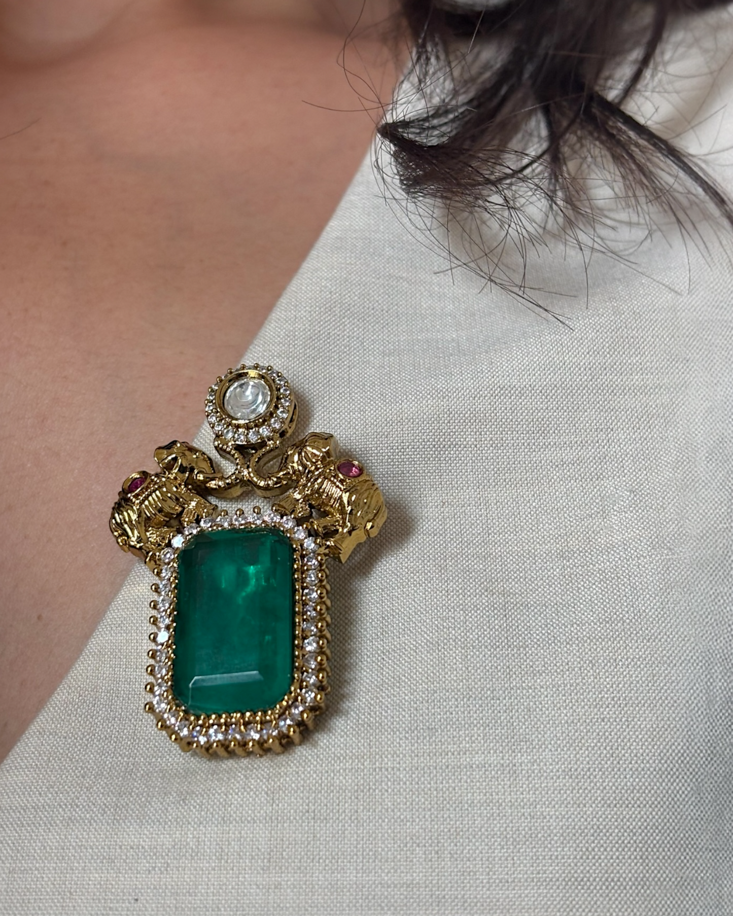 Hampi Haathi Brooch
