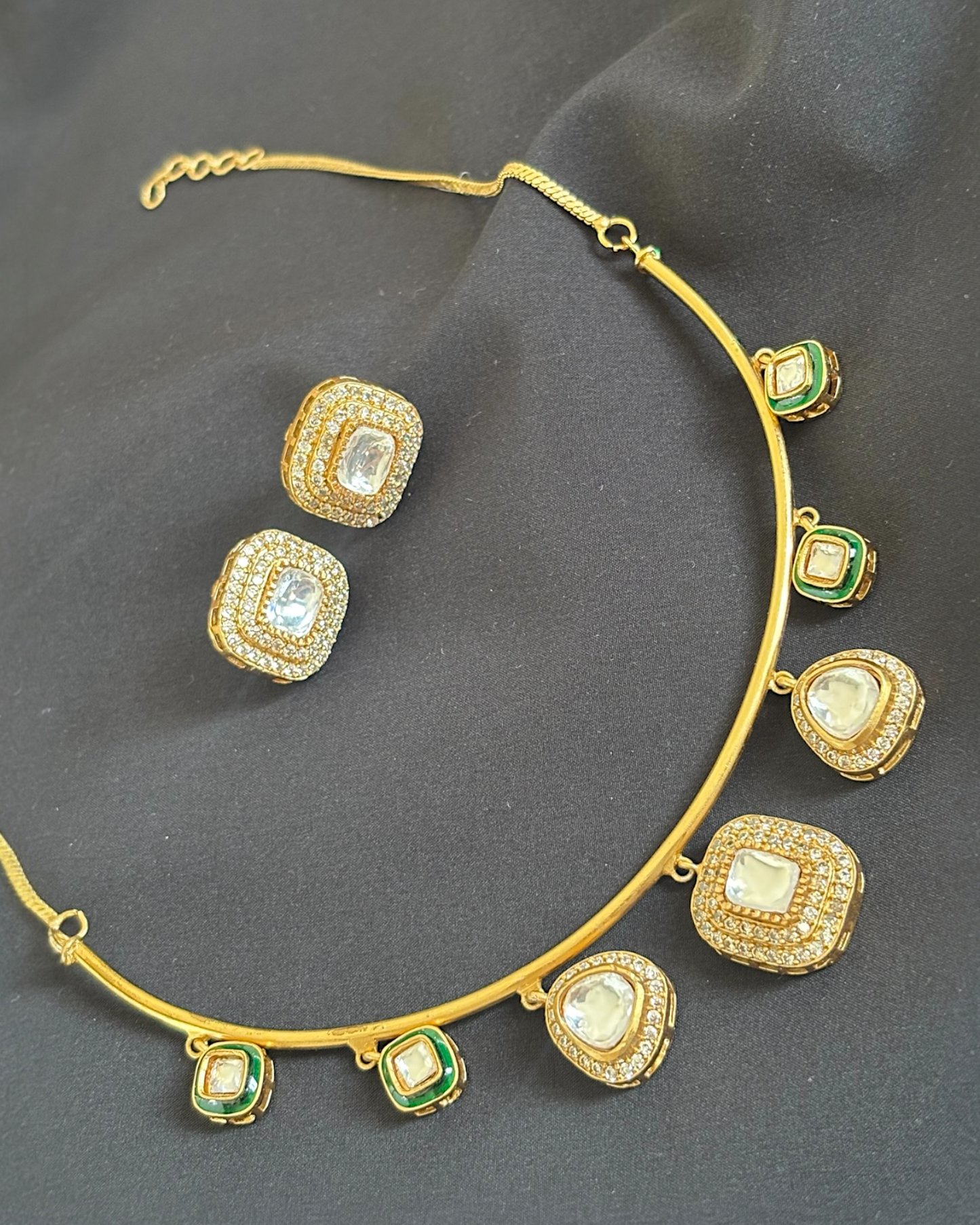 Nalini Polki Hasli set