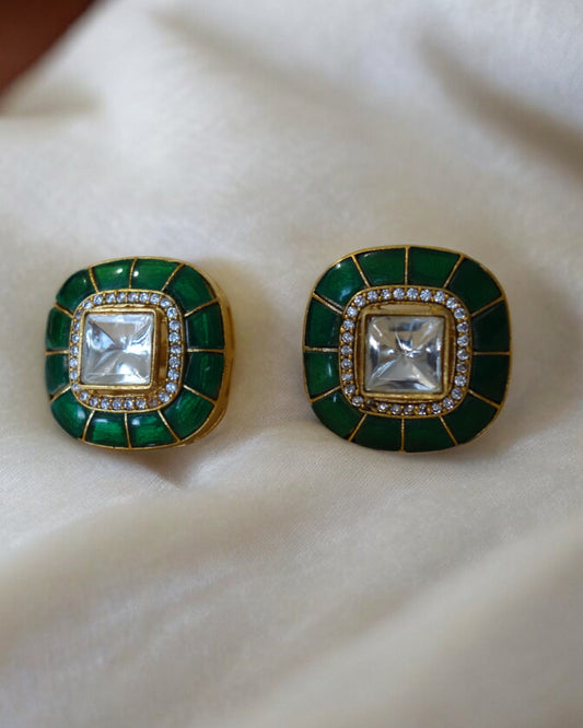 Heena Kundan Studs