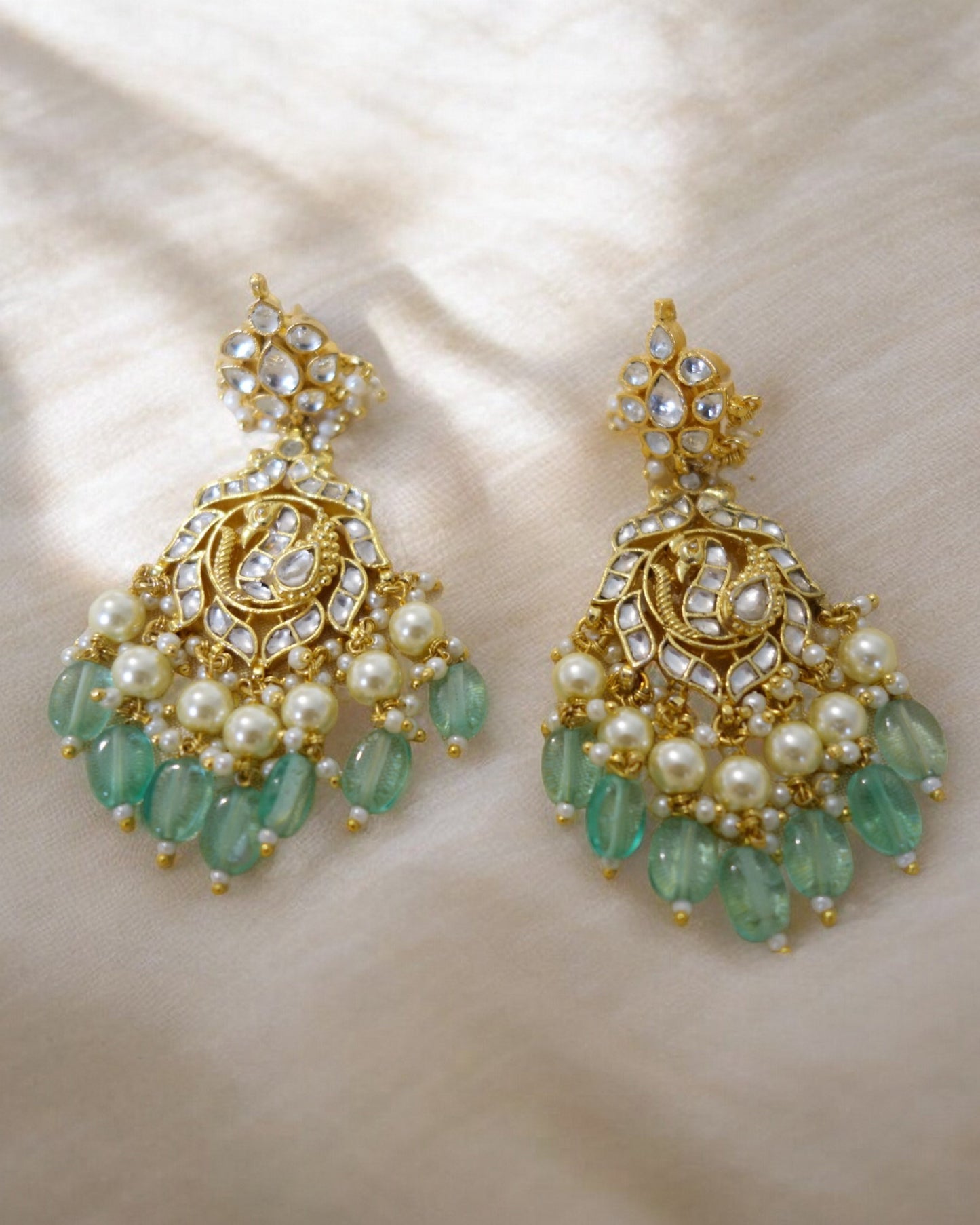 Mayur Kundan Earrings