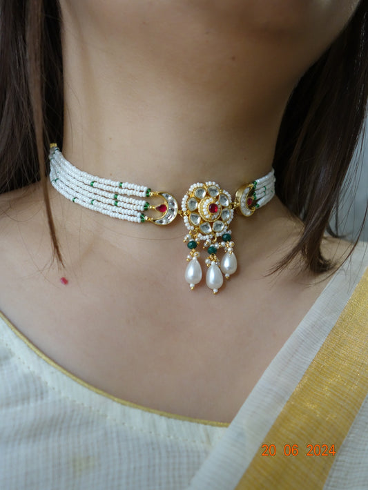 Pranavi Pearl Drops Choker