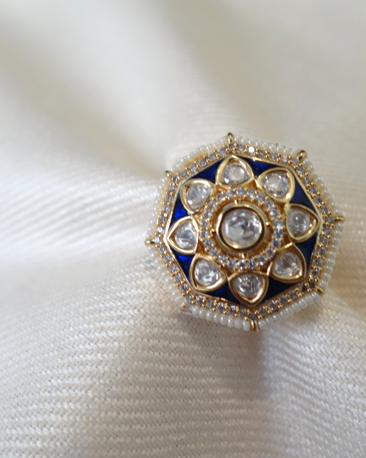 Nirali Kundan Meena Ring