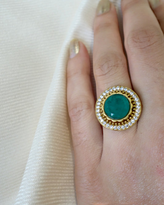 Gyana Emerald Ring