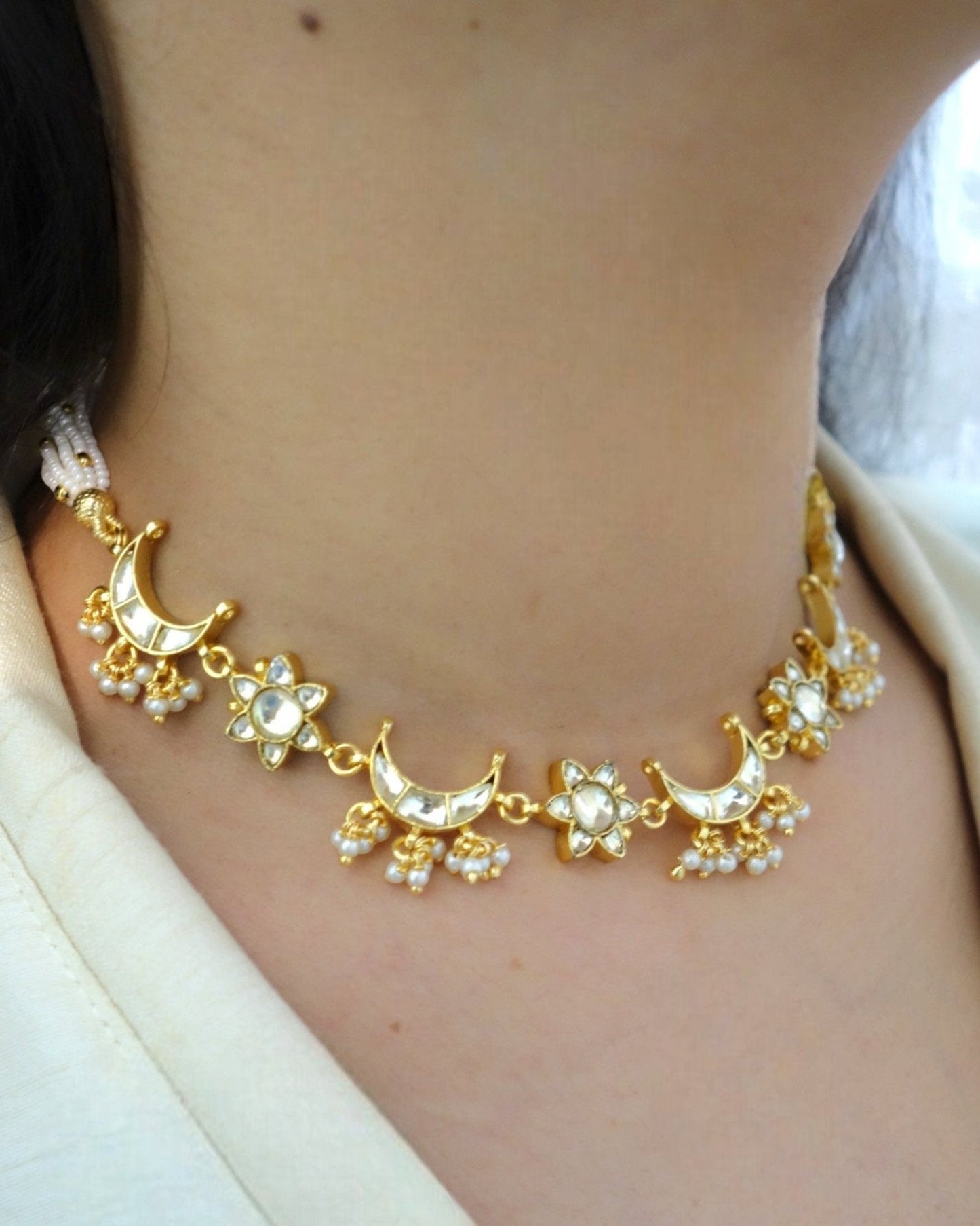 Chandrika Kundan Choker with Studs