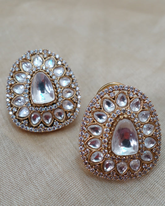 Tira Kundan Studs