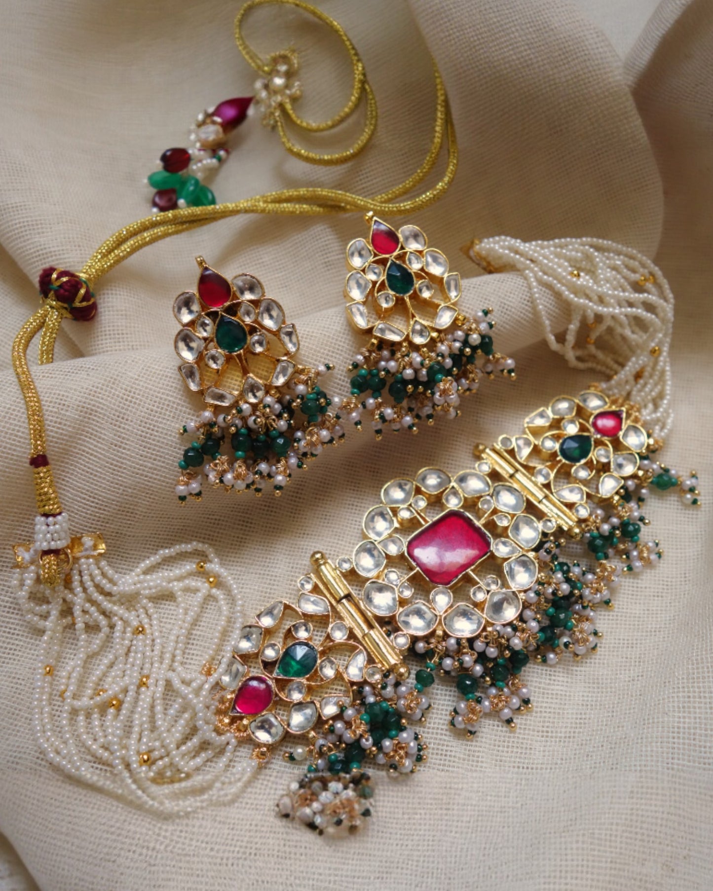 Indira Kundan Choker Set