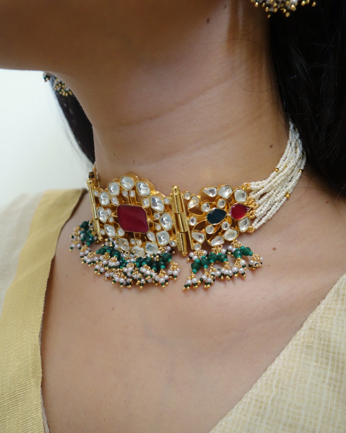 Indira Kundan Choker Set