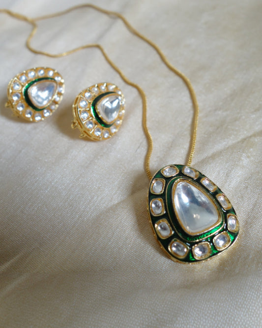 Sanchi Necklace Set with Studs