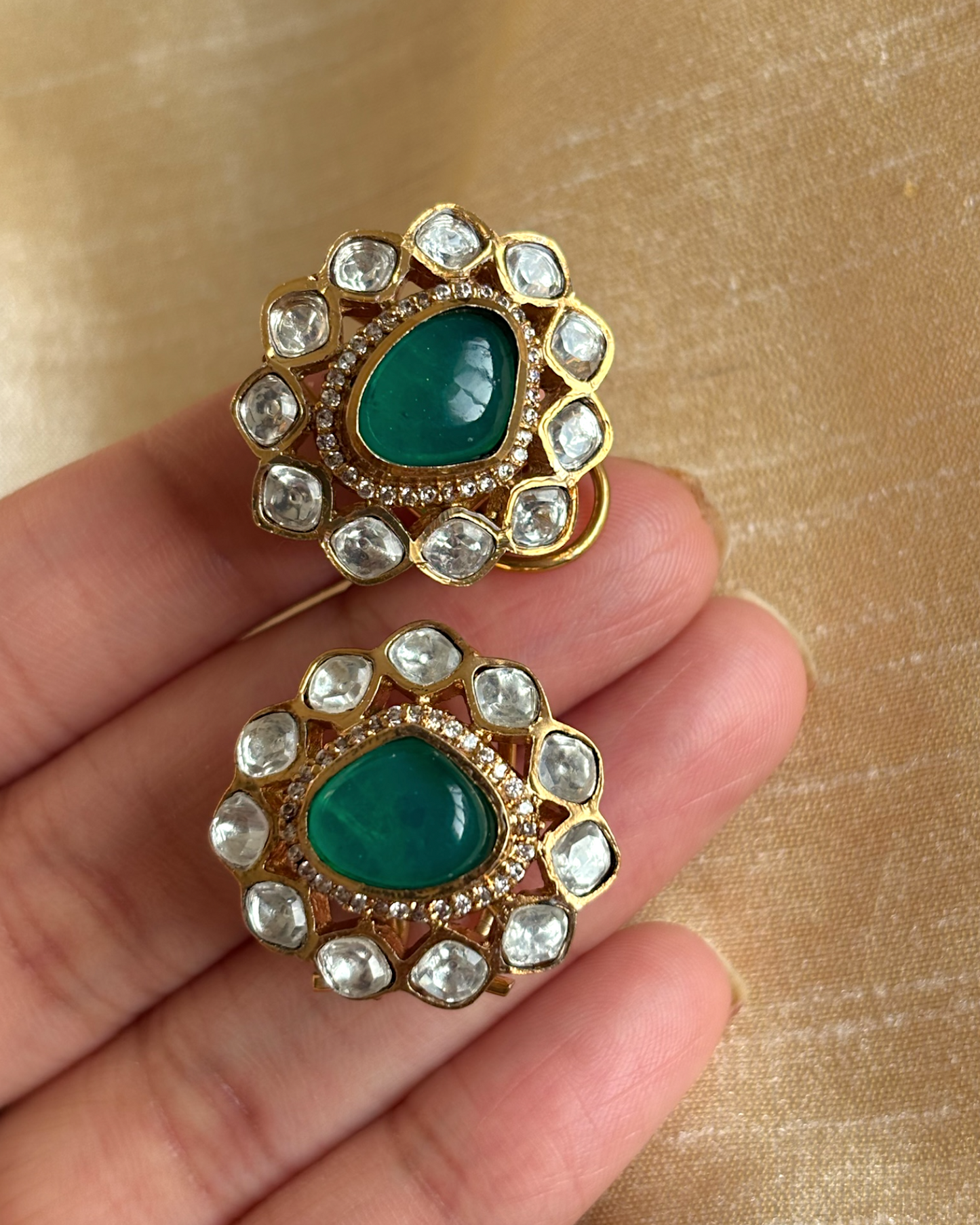 Harshita Emerald Studs