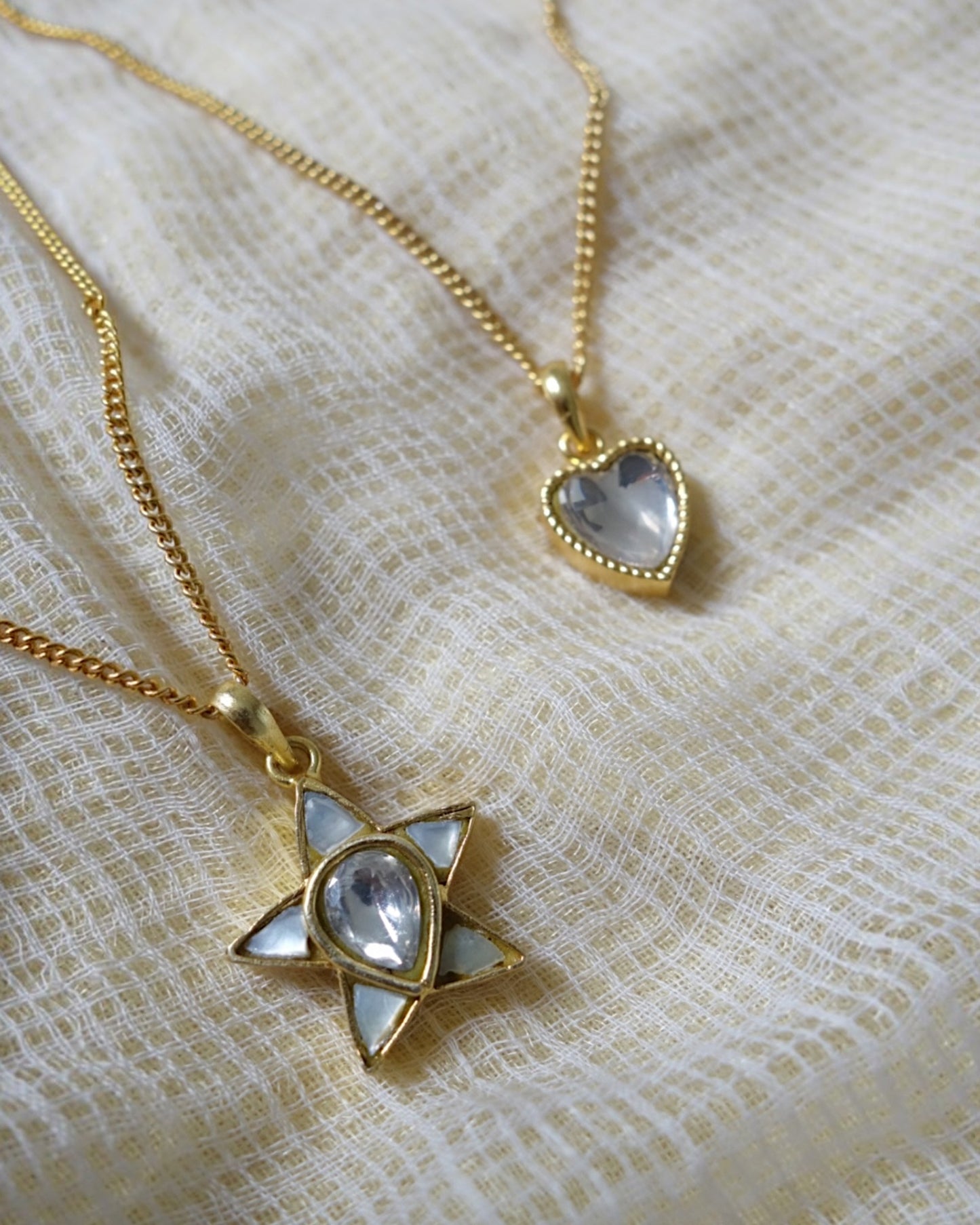 Star and heart chain (set of 2)