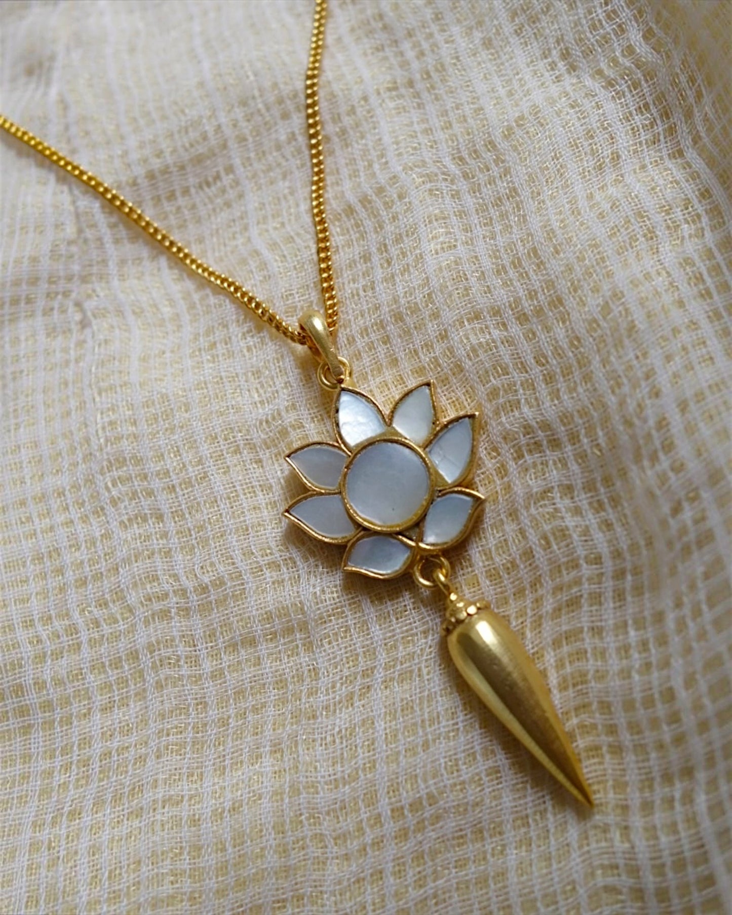 Lotus bloom Neckpiece