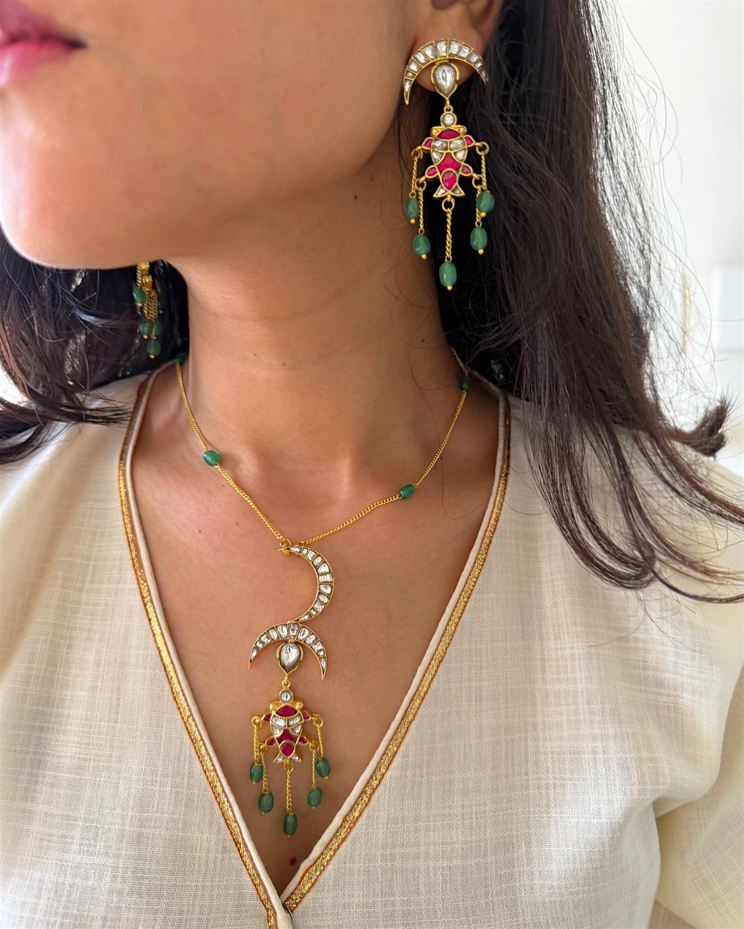 Chaand & Mitsya Long Necklace set