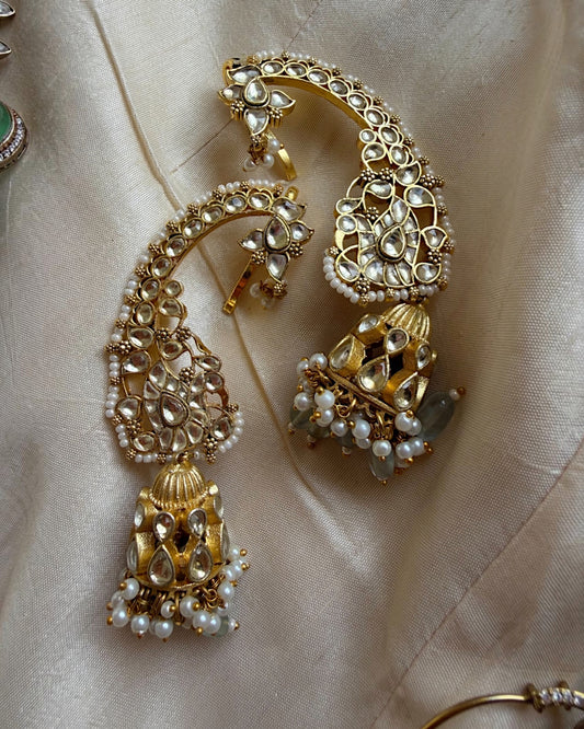 Urvi Earcuff Jhumkas