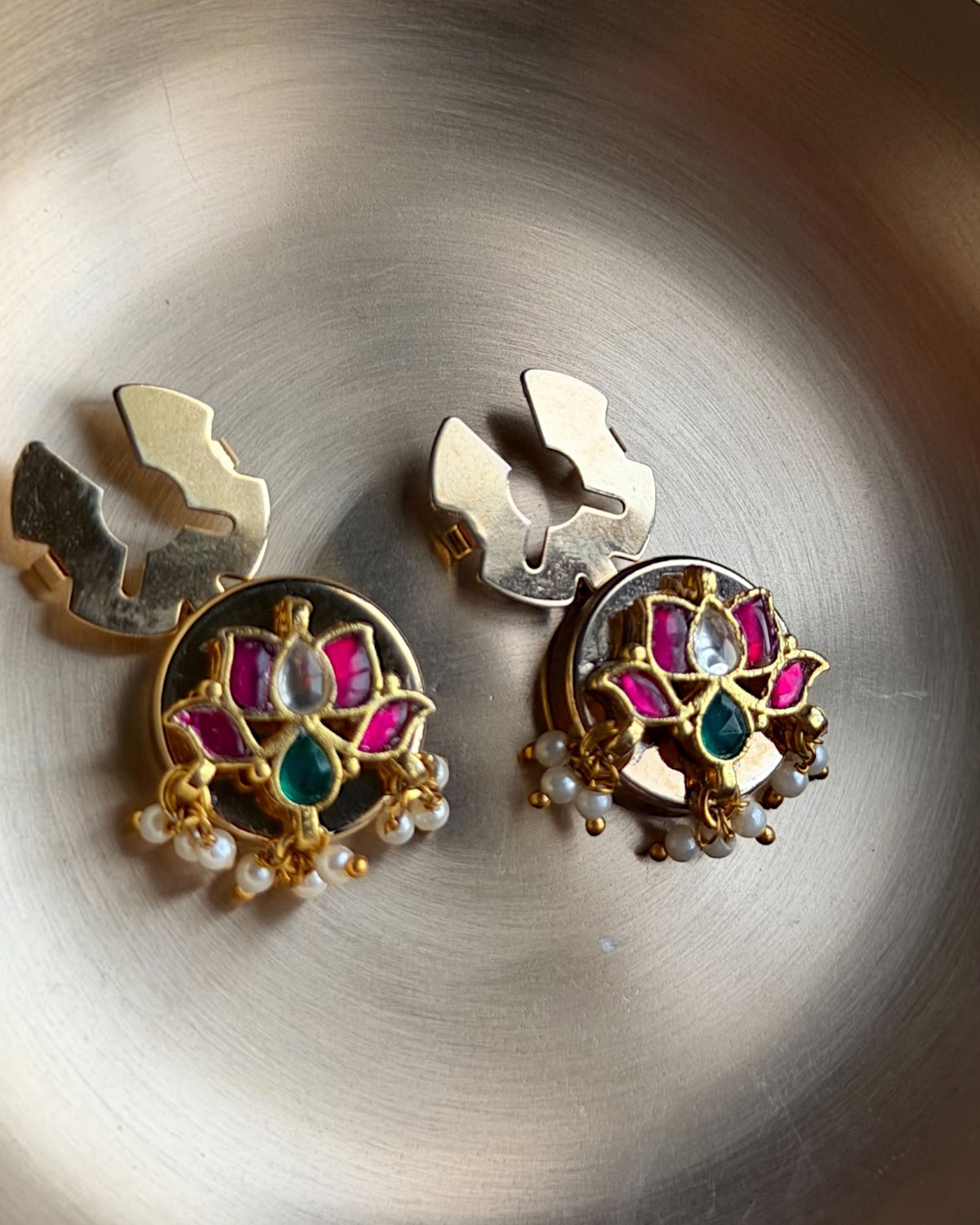 Lotus Grace Button Clips (set of 2)