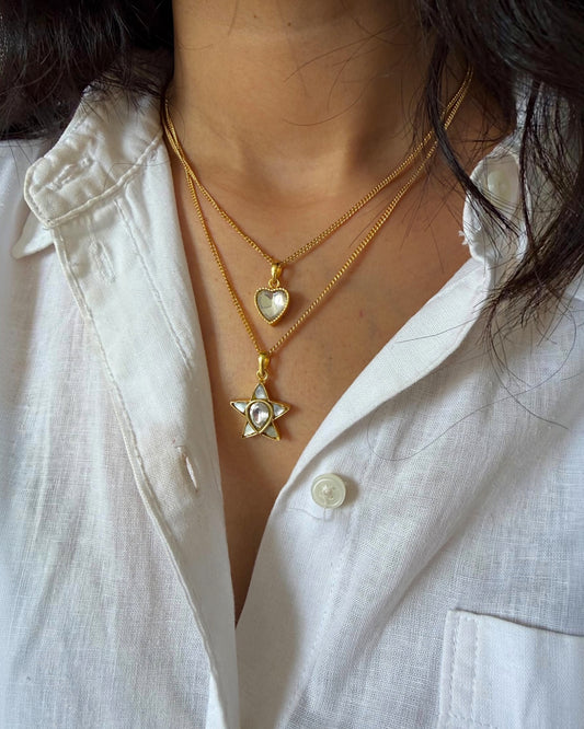 Star and heart chain (set of 2)