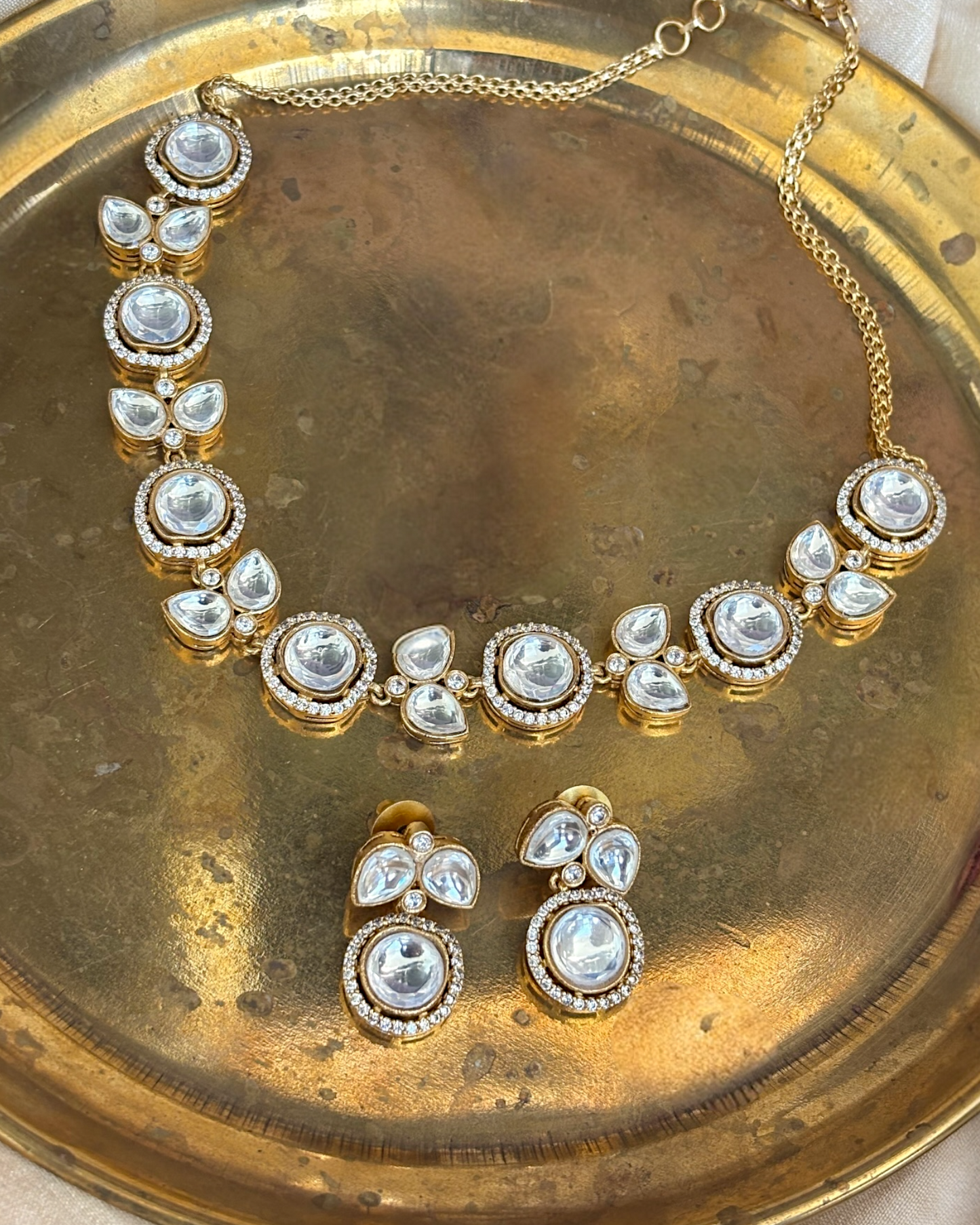 Tapsee Polki Set with earrings