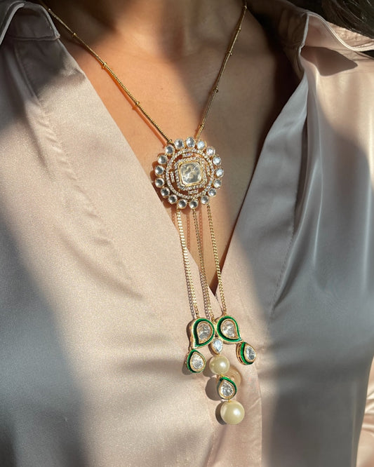 Ambika Necklace set with earrings