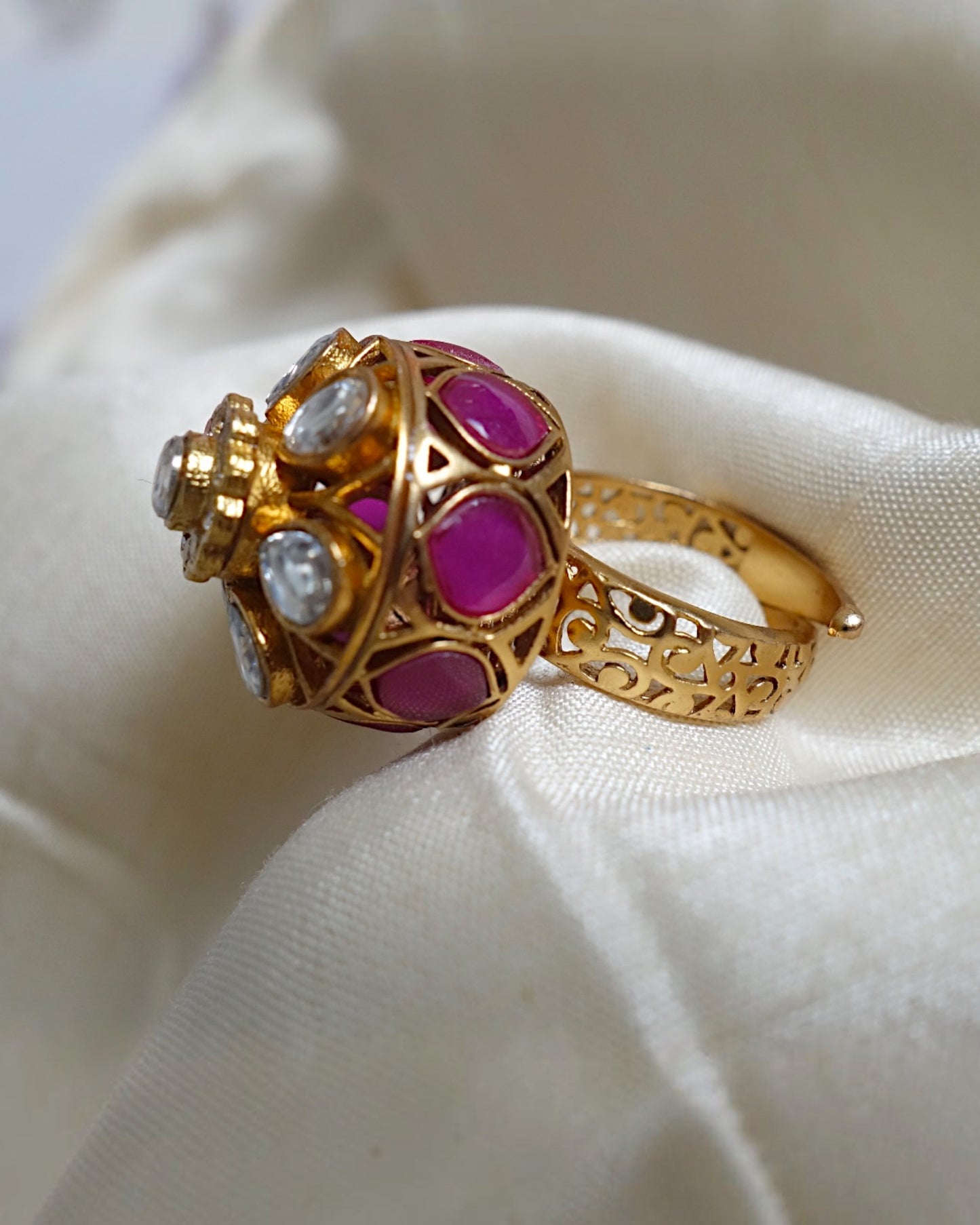 Esha ruby ring