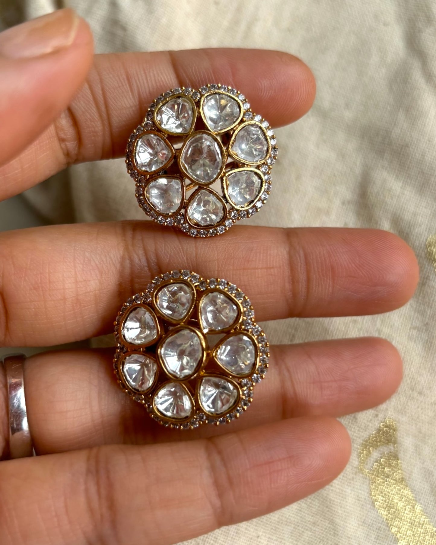 Pankhuri Kundan Studs