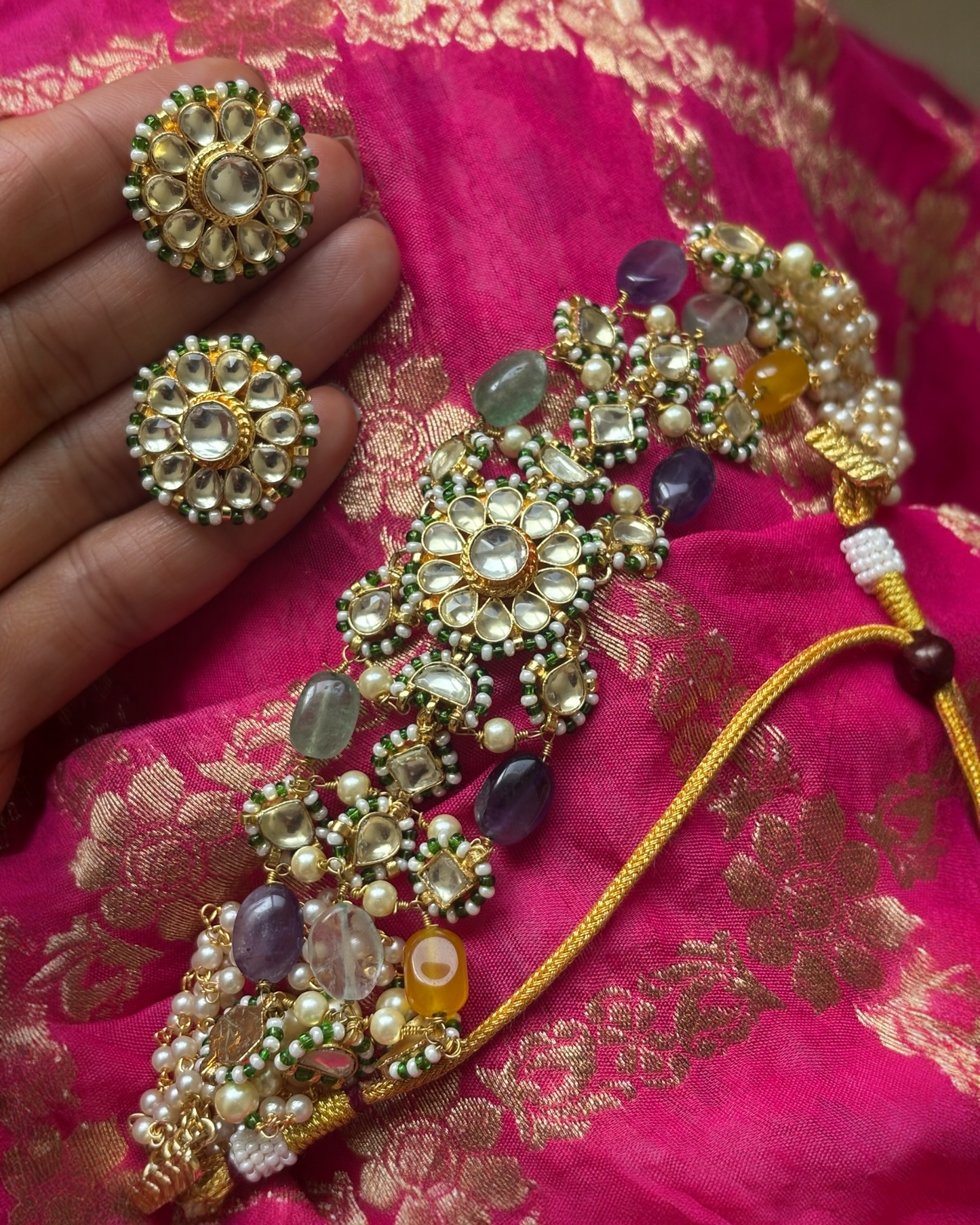 Shriya Choker set with studs