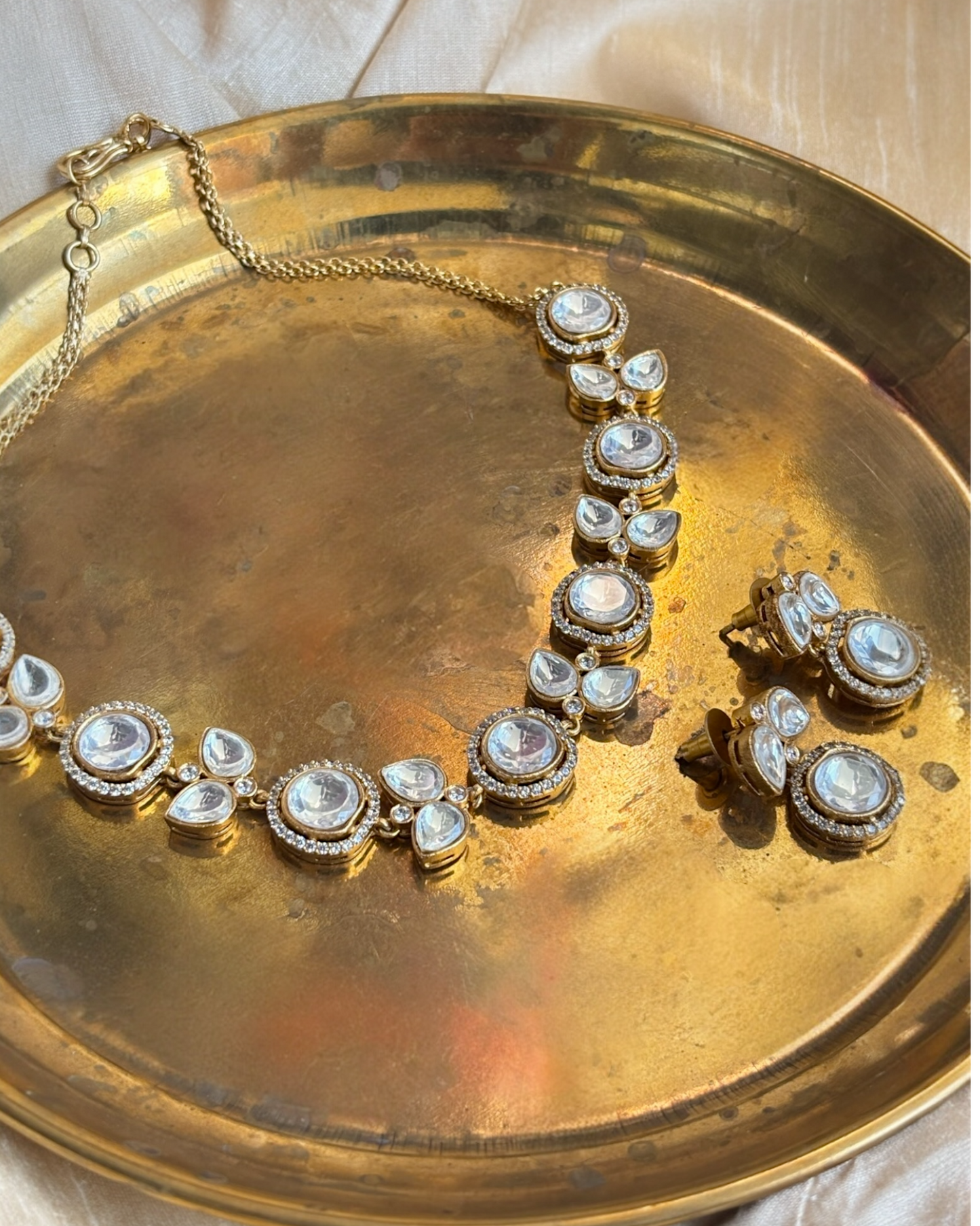 Tapsee Polki Set with earrings