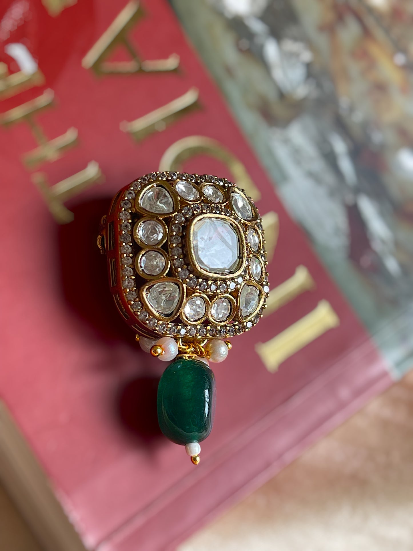 Drishti Square Brooch Pin