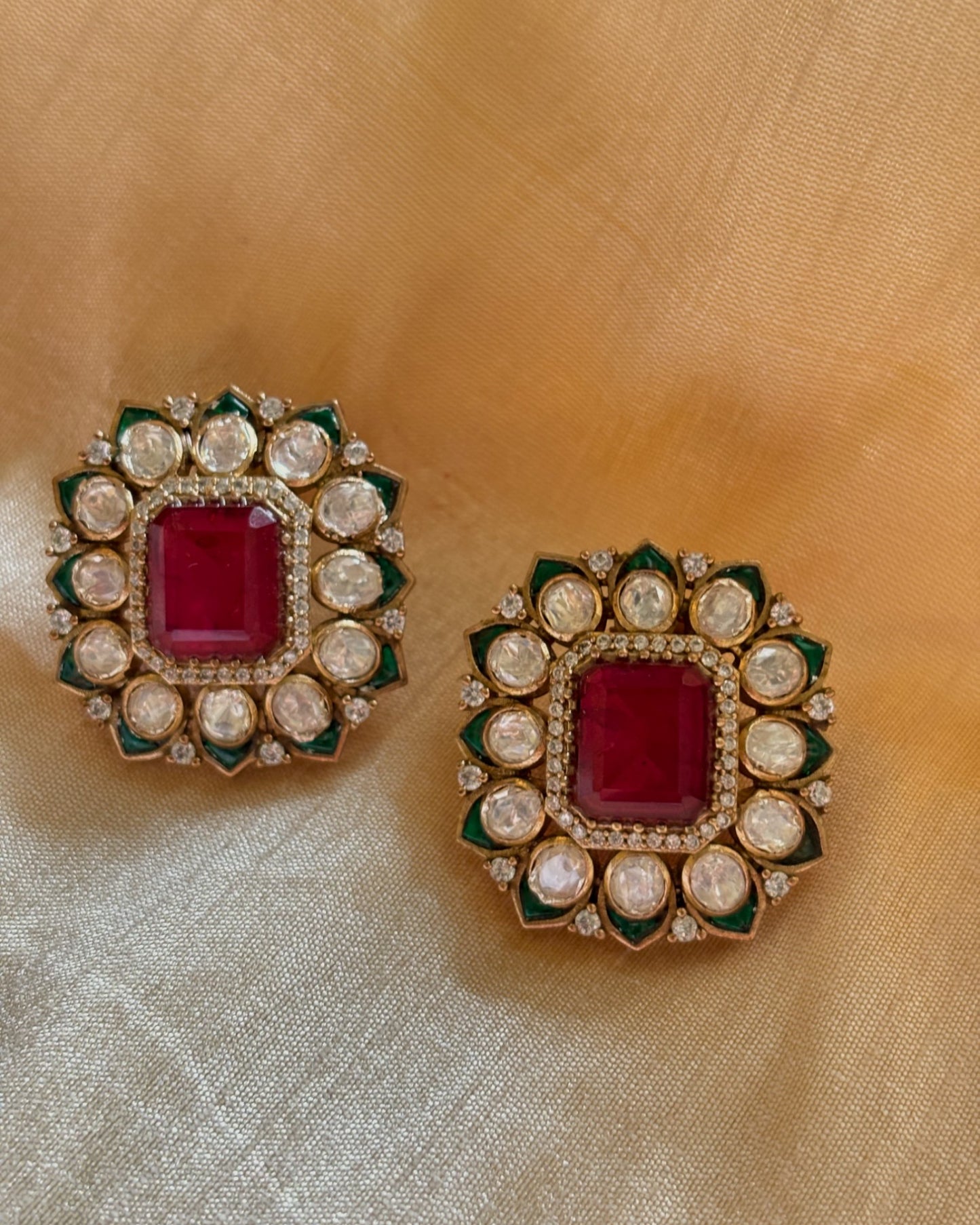 Ekani Ruby Studs