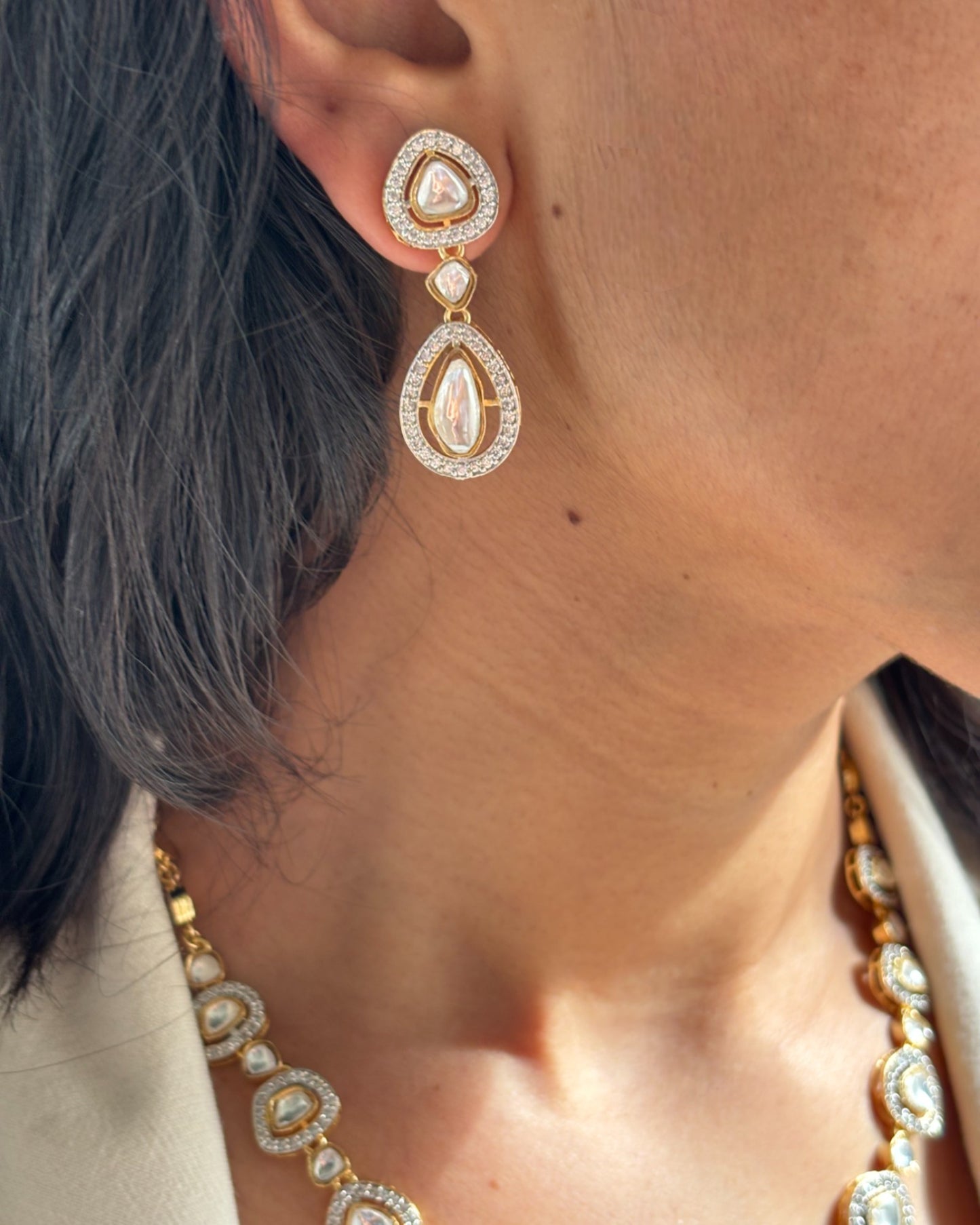 Shaurya Polki Long Necklace set