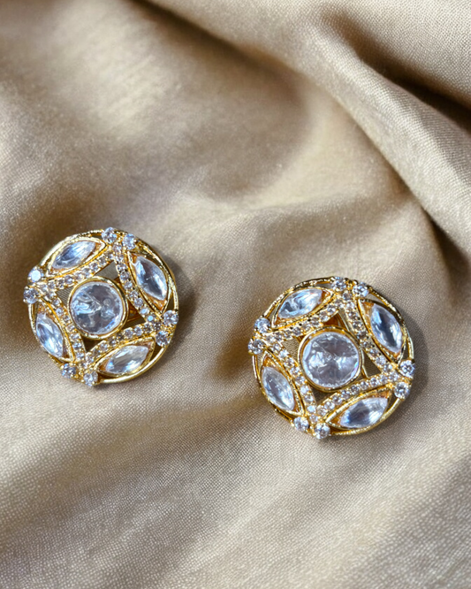 Keerti Small Polki Studs