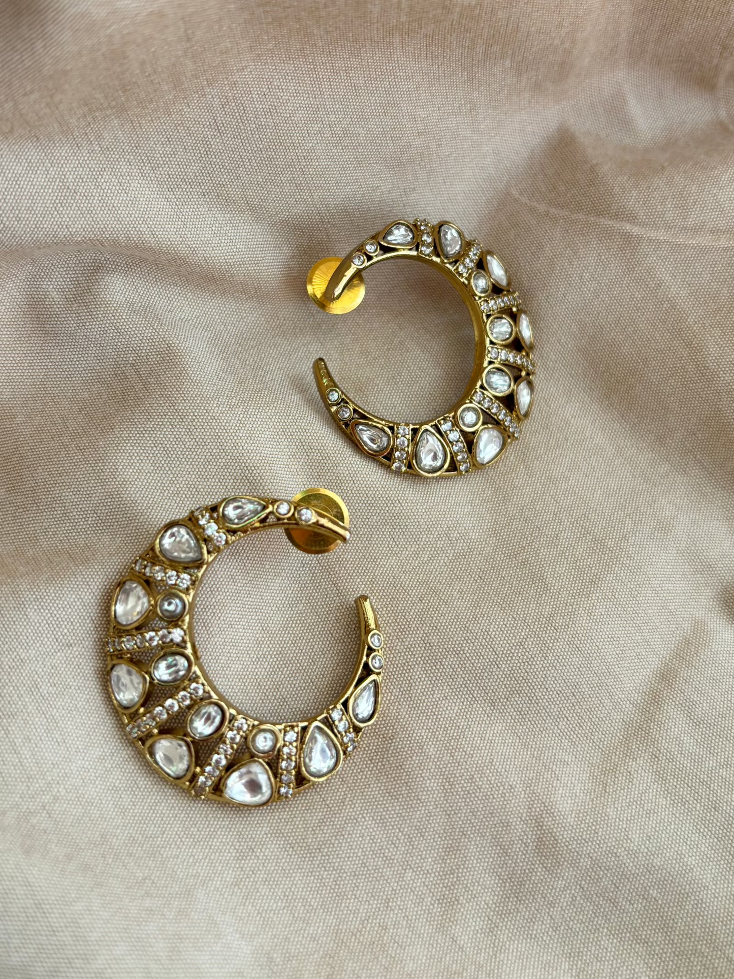 Chaand Kundan Studs