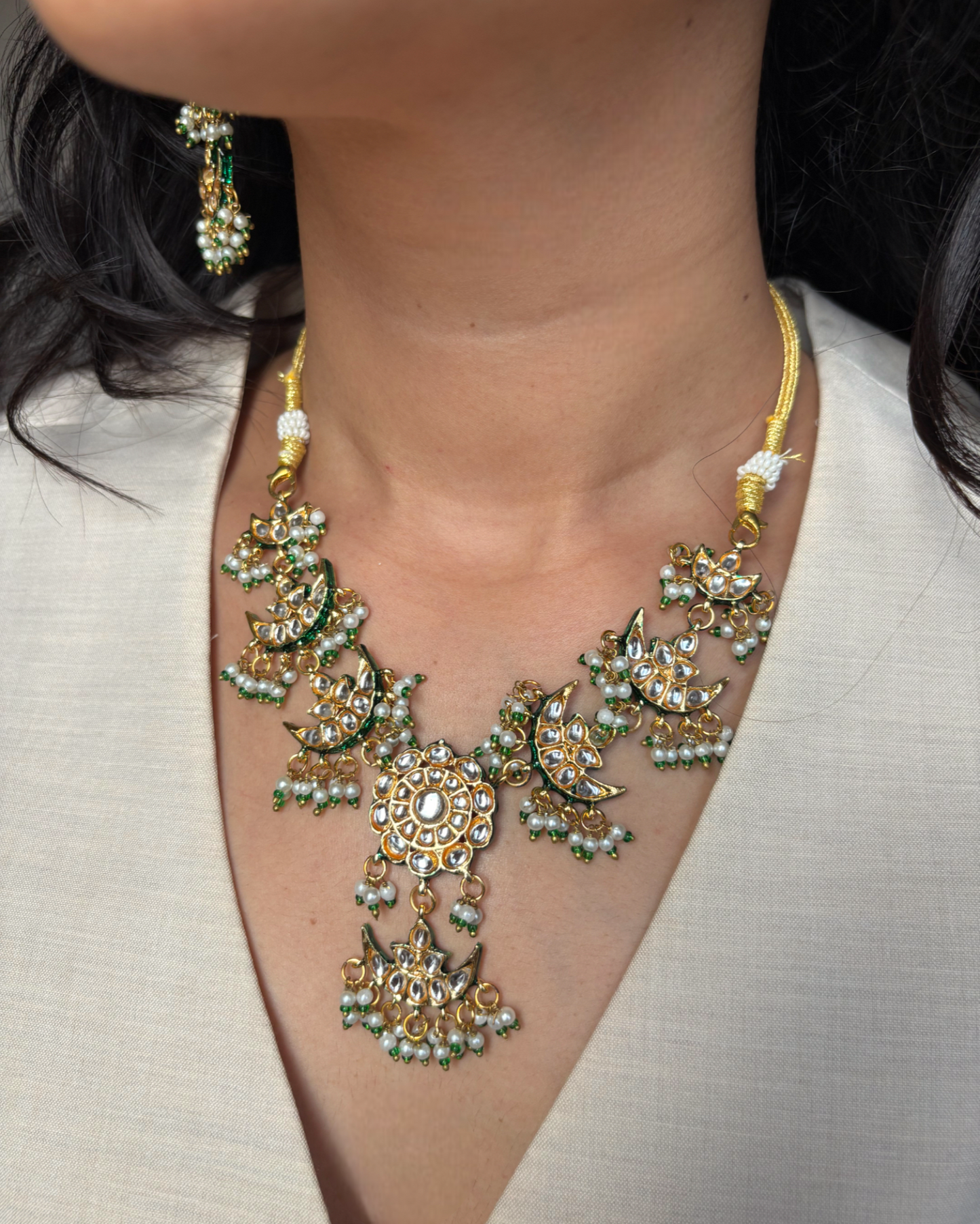 Kusum Kundan Necklace set