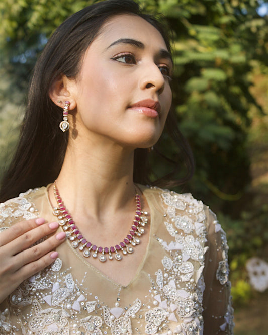 Rasa Ruby Necklace Set